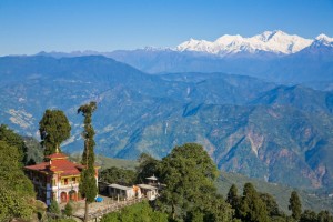 Utsikt över Darjeeling