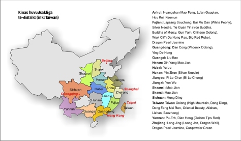 Kinesiska te-distrikt